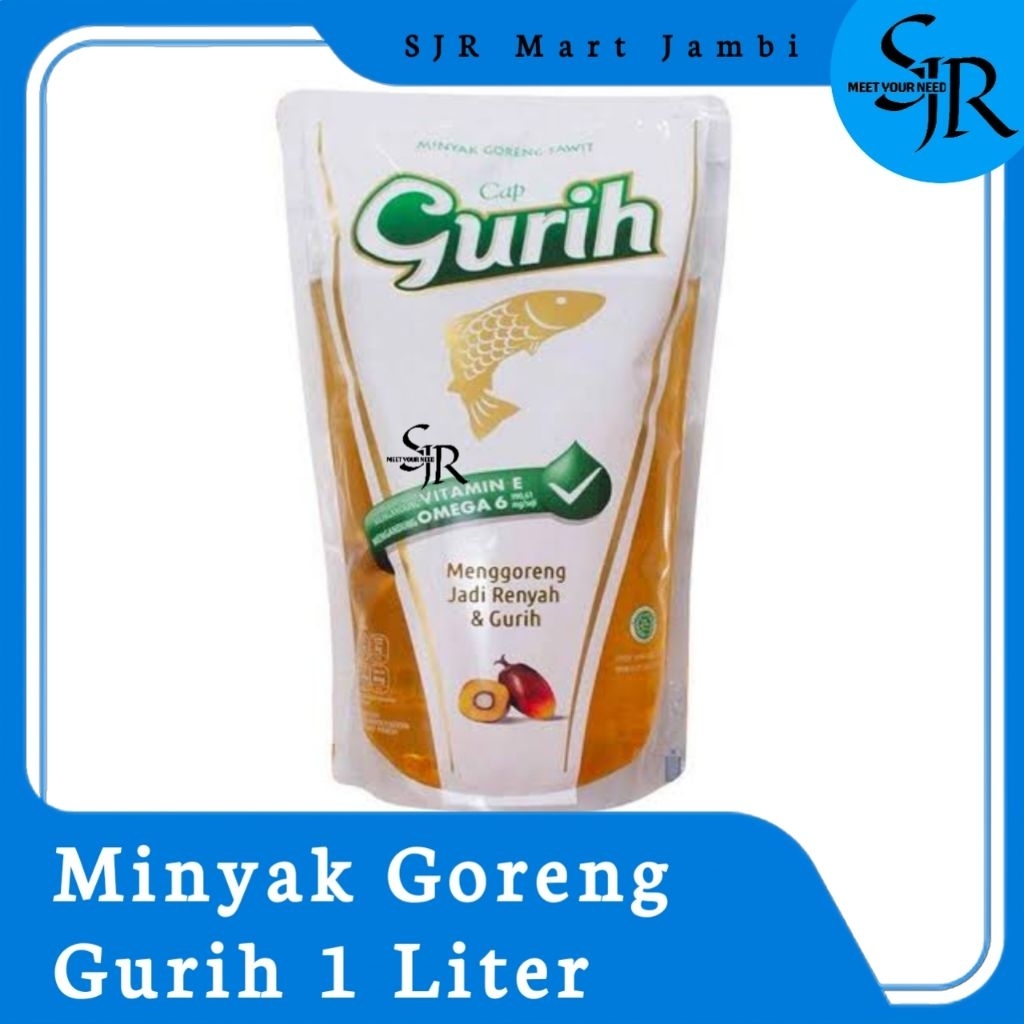 [Minyak] Gurih Minyak goreng | Kemasan Refill 1 Liter