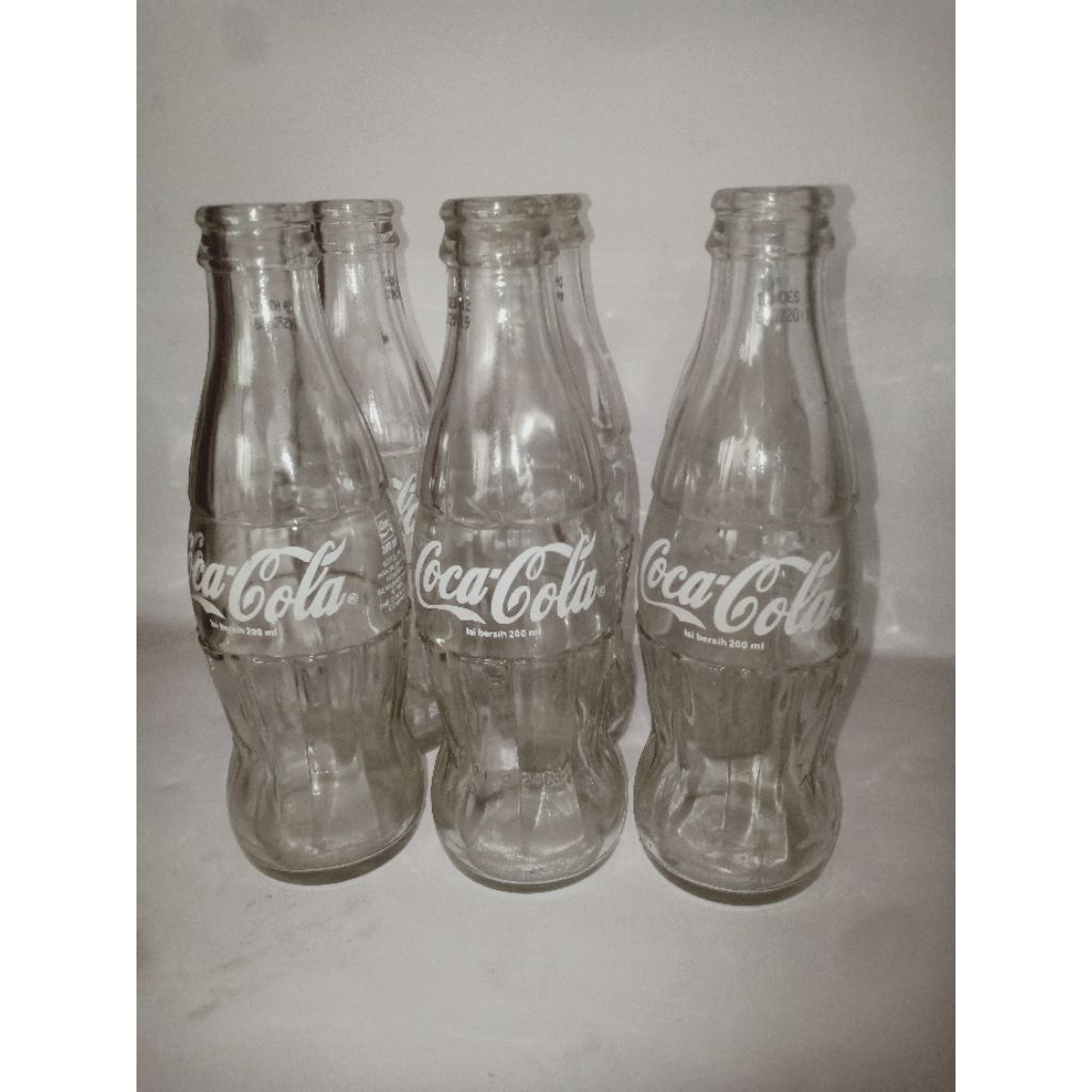 Botol kaca Coca-Cola botol kecil 200ml 1 botol