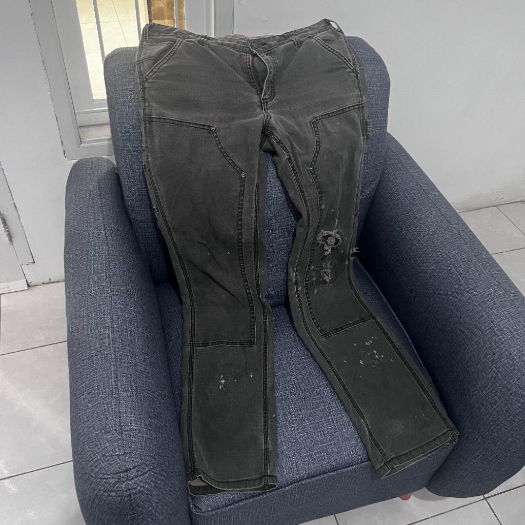 Carhartt Double Knee Slim Fit Carpenter Pants Celana