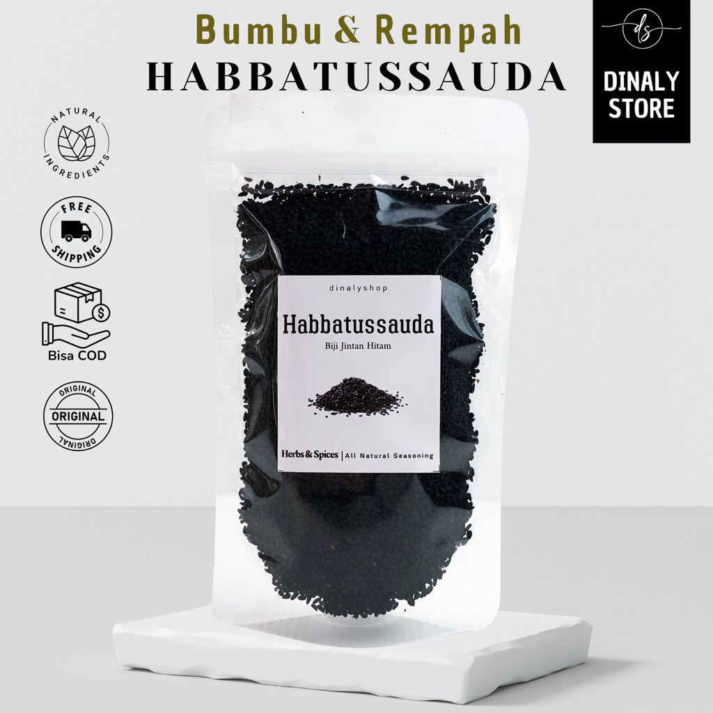 

Habbatussauda Murni 50 Gram | Biji Habbatussauda Premium Asli 100 % | Jinten | Jintan Hitam