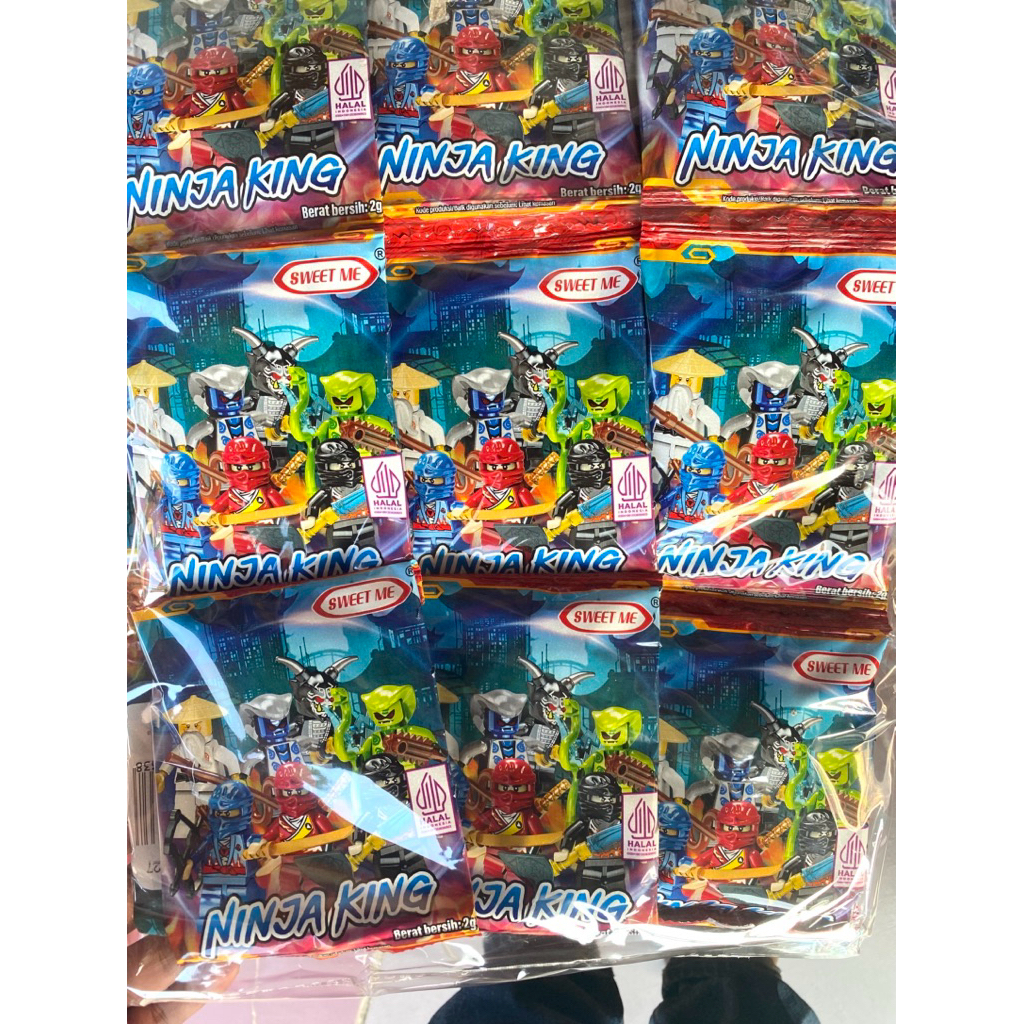 

5Sachet Mainan Hard Candy Ninja King