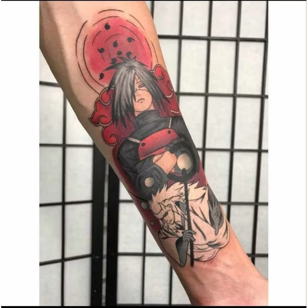 [ COD ] Tatto temporer MADARA tatto temporary tubuh tangan punggung dan dada tahan lama ukuran 15x21