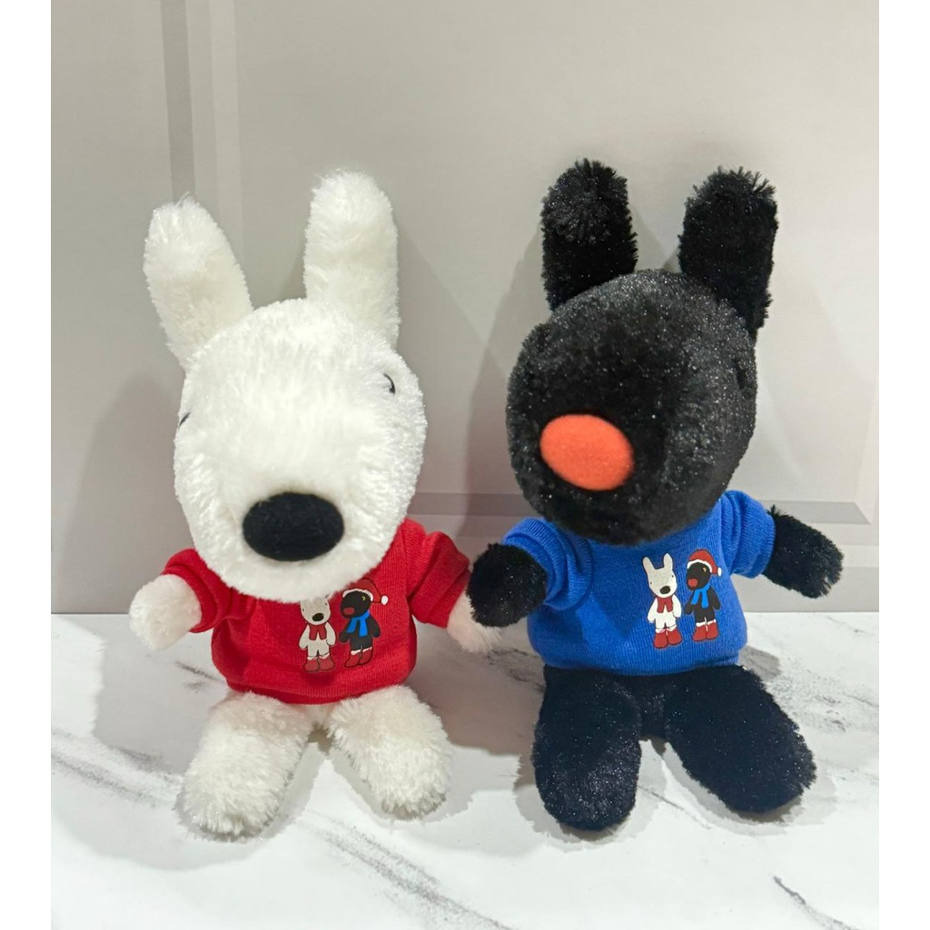 Boneka Gaspard et Lisa Kostum Kaos Merah & Biru Gaspard et Lisa