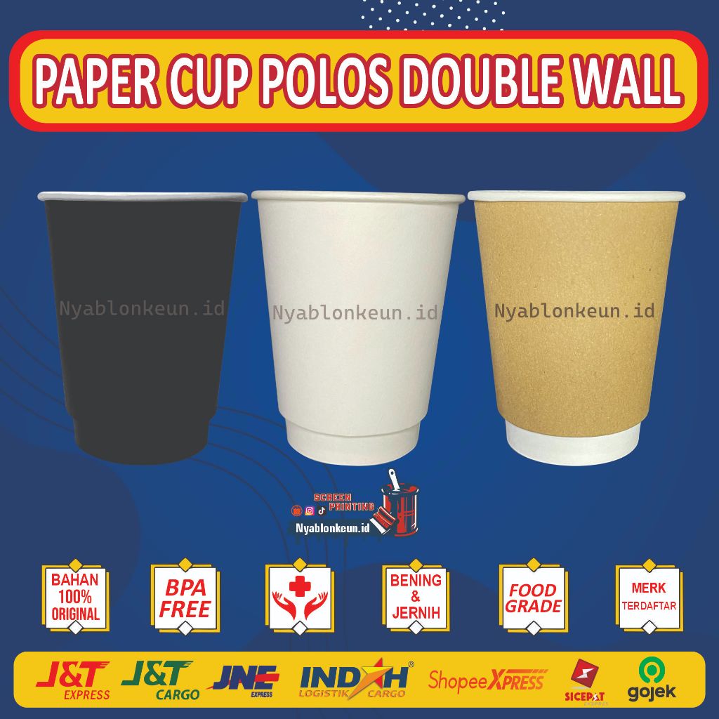 PAPER CUP POLOS DOUBLE WALL