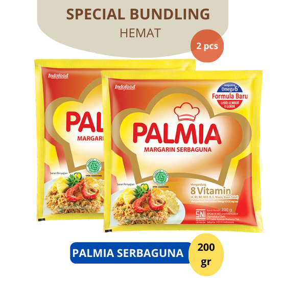 

TOKO BITAKU - KODE A || BUNDLING Palmia Margarin Serbaguna Sachet 200gr