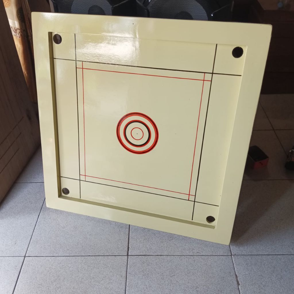 meja karambol premium 1x1m, set lengkap