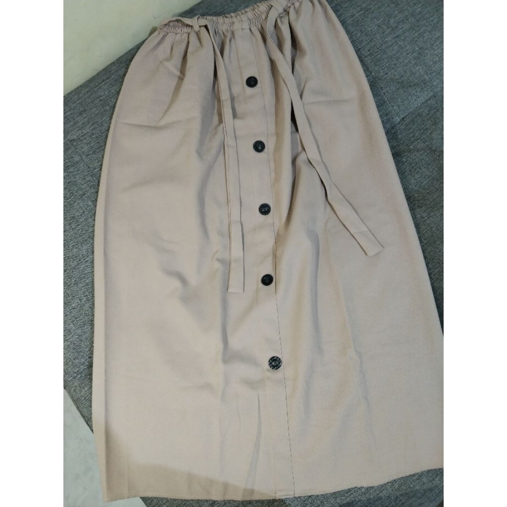 PRELOVED DUSTY PINK ROK PANJANG