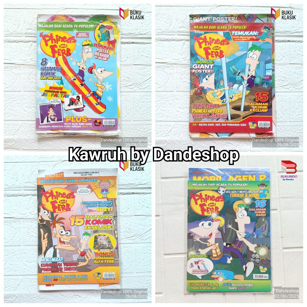 Majalah Phineas and Ferb - Magazine Anak Disney