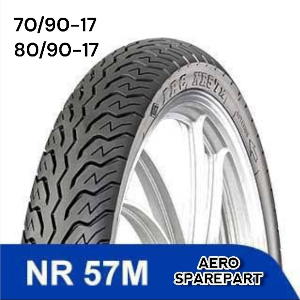 BAN LUAR IRC TIPE NR57M NR57 UKURAN 70/90-17 DAN 80/90-17 RING 17