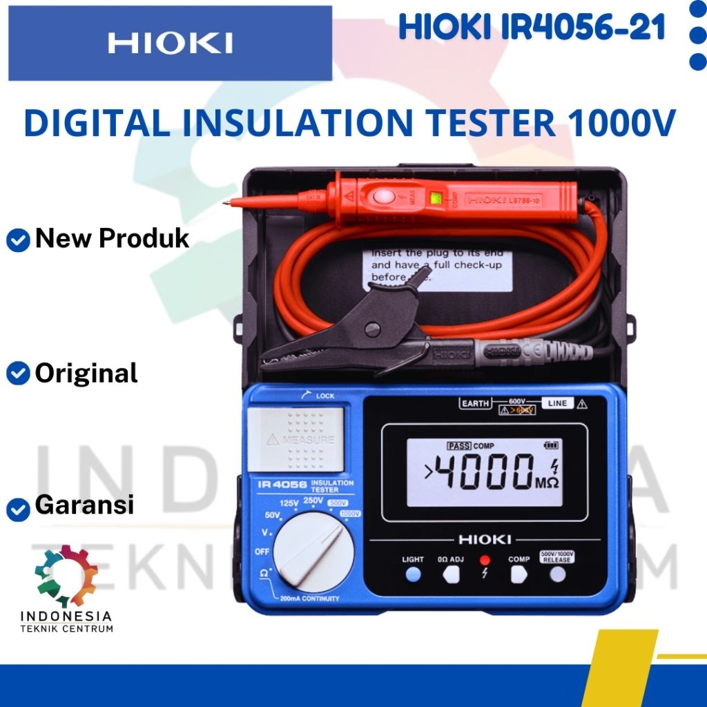 Hioki IR4056-21 / IR 4056-21 / Digital insulation tester 1000V
