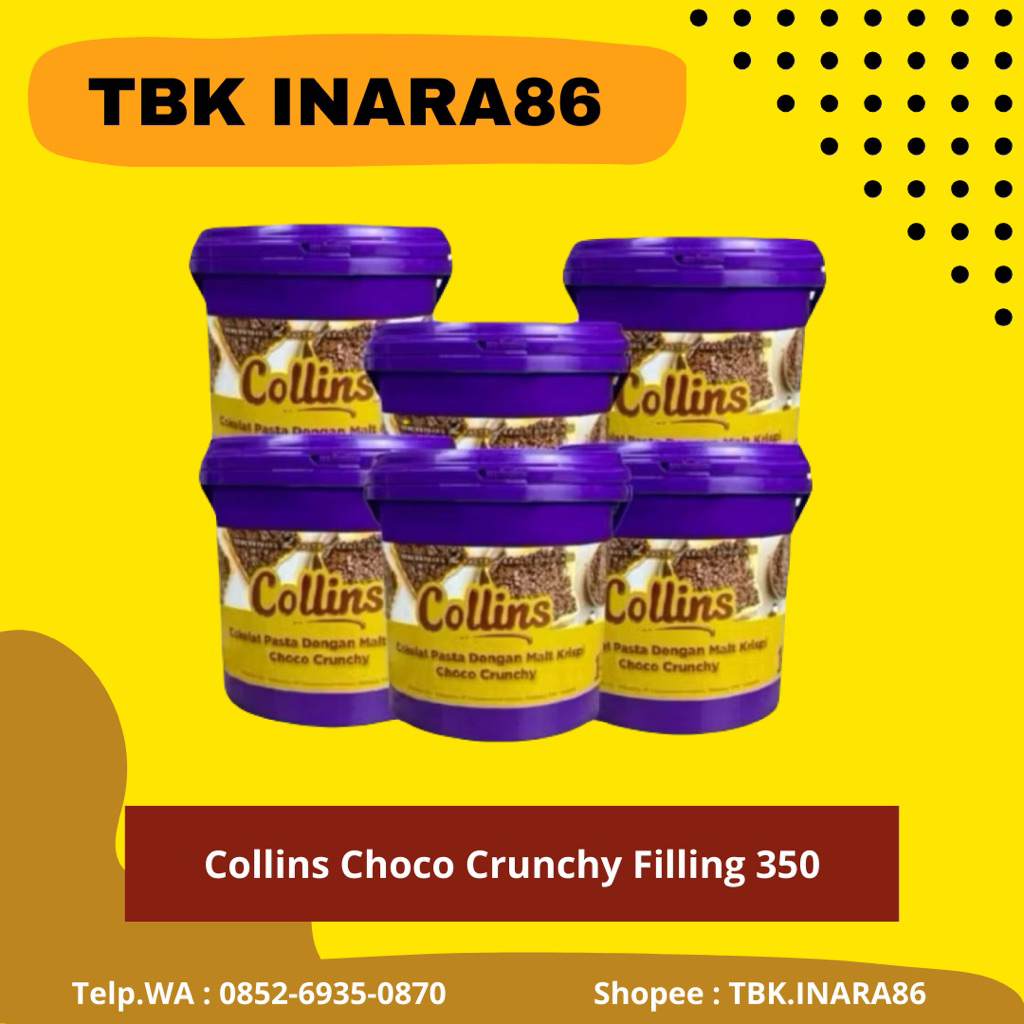 

Collins Choco Crunchy Filling 350gr – Cokelat Crunchy Topping & Isian Kue