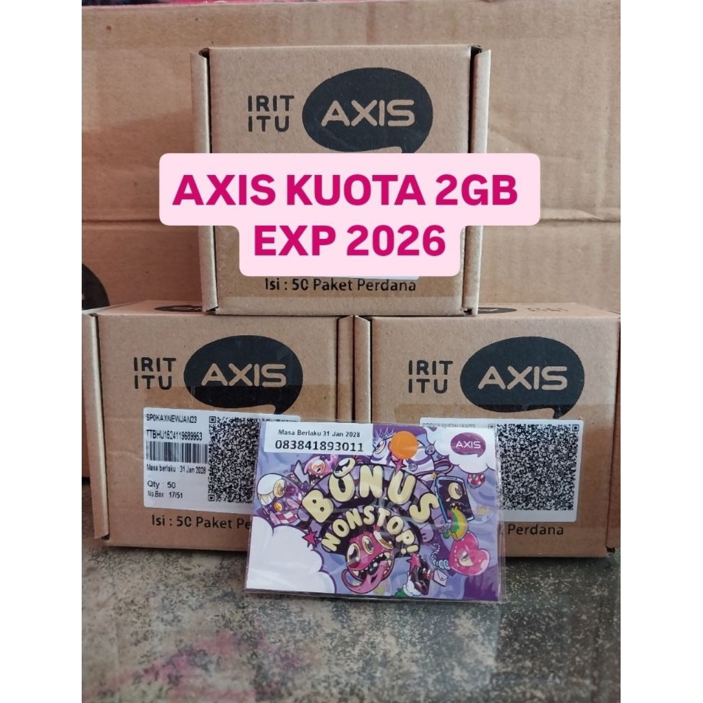 PERDANA AXIS KUOTA 2GB MURAH