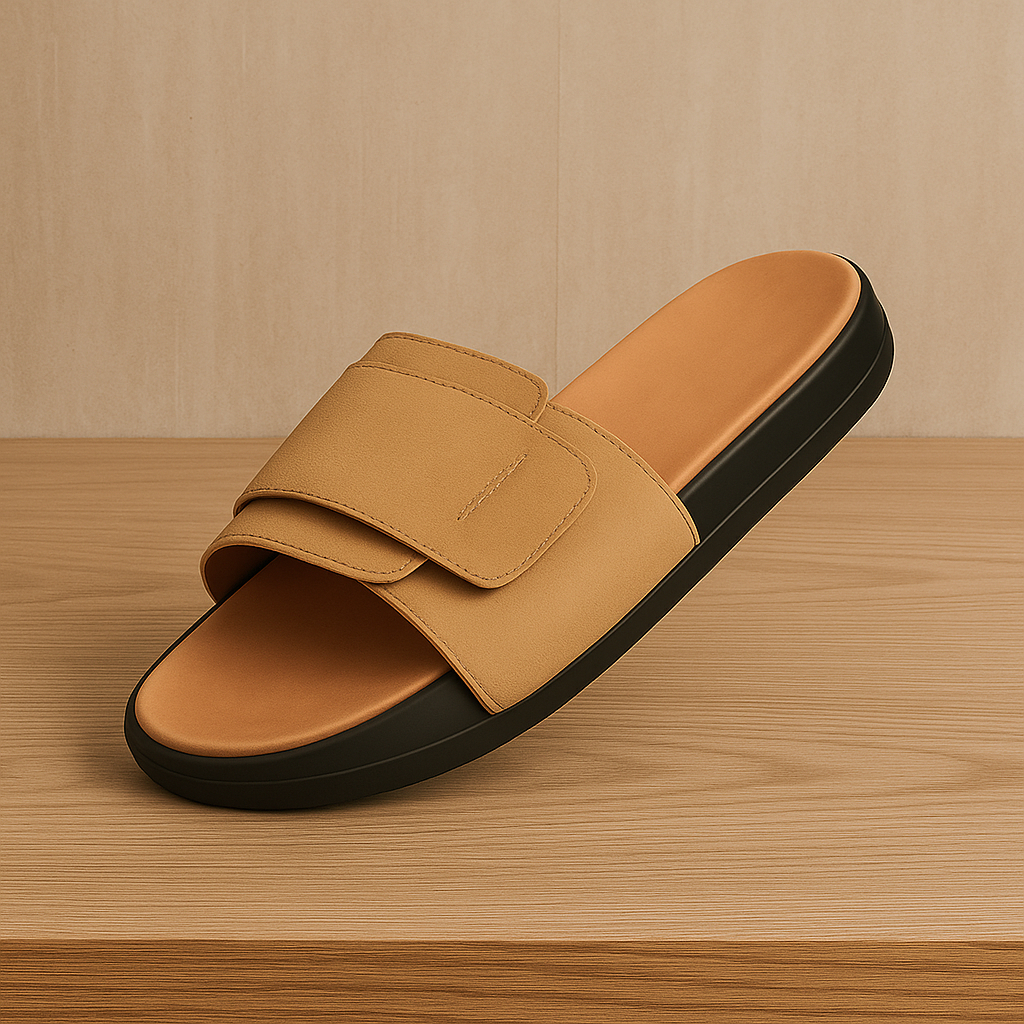 Malta Slides Suede Series Runo Project - Sandal Slide Pria - Slip On Slop Cowok