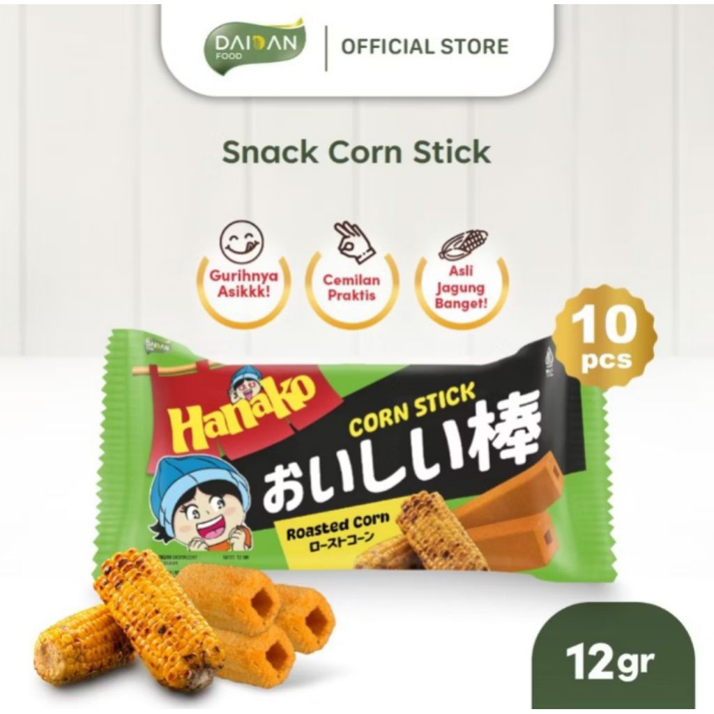 

[TERMURAH] HANAKO CORN STIK CHOCO CHEESE CORNROASTED