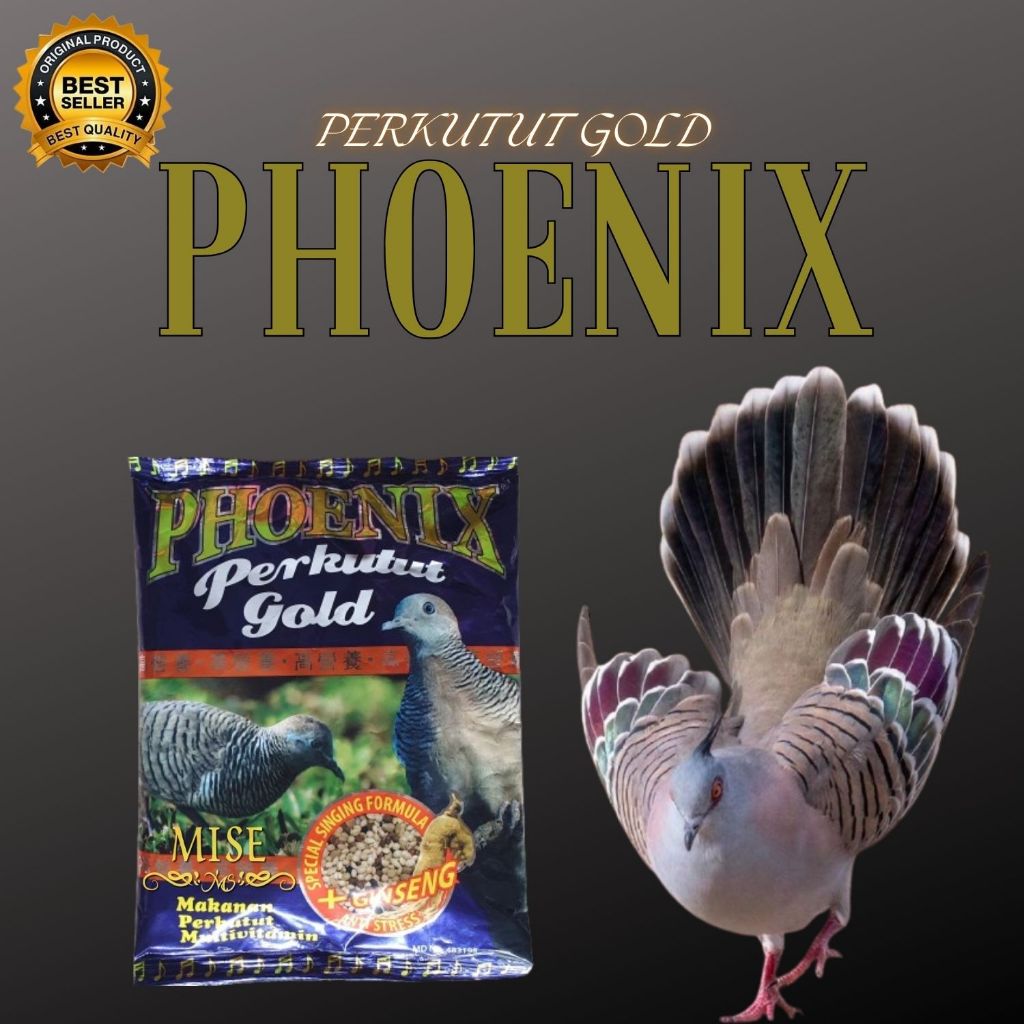 Pakan Burung Phoenix Gold Perkutut / Pakan Perkutut
