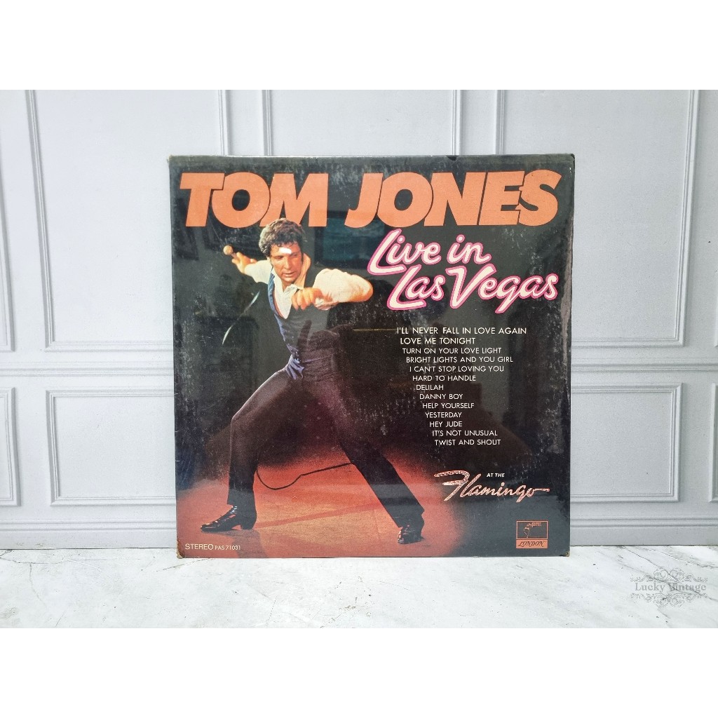 Vintage Piringan Hitam Vinyl Tom Jones – Live In Las Vegas