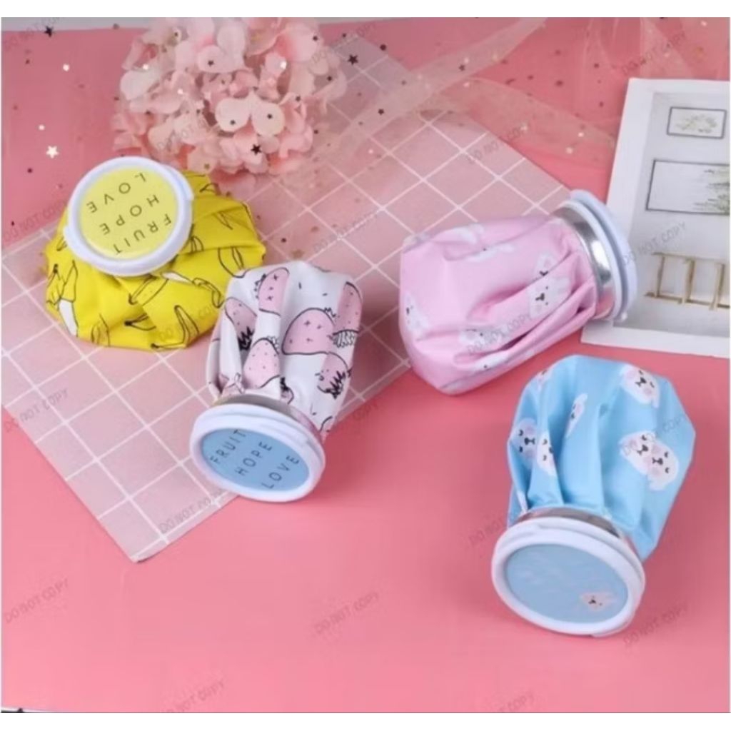 1 pcs Kantong kompres es air dingin atau panas. ice bag kompres