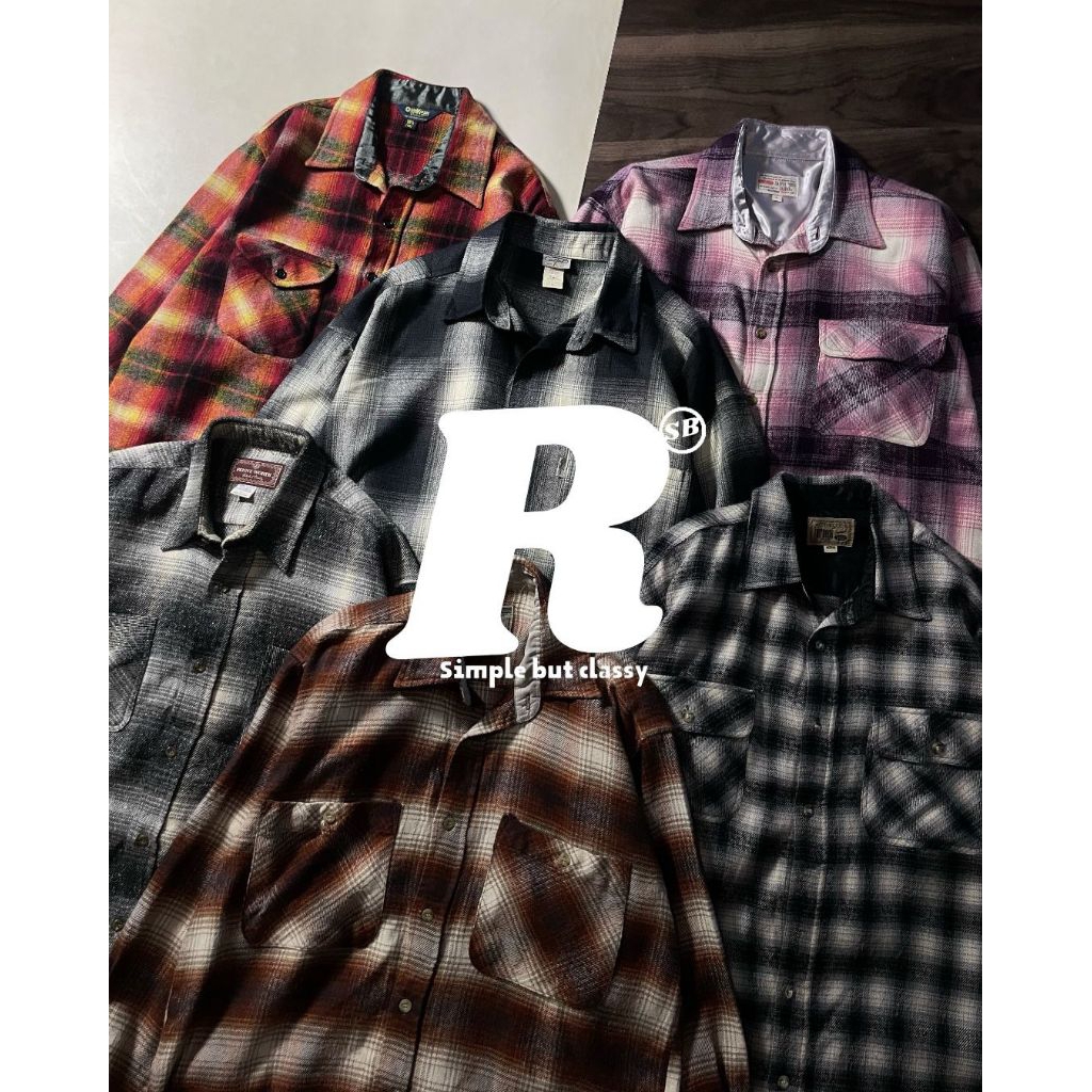 KEMEJA LENGAN PANJANG OUTER JACKET FLANNEL SHIRT HOODIE VETERANO UNISEX BIG SIZE JUMBO OVERSIZED by 