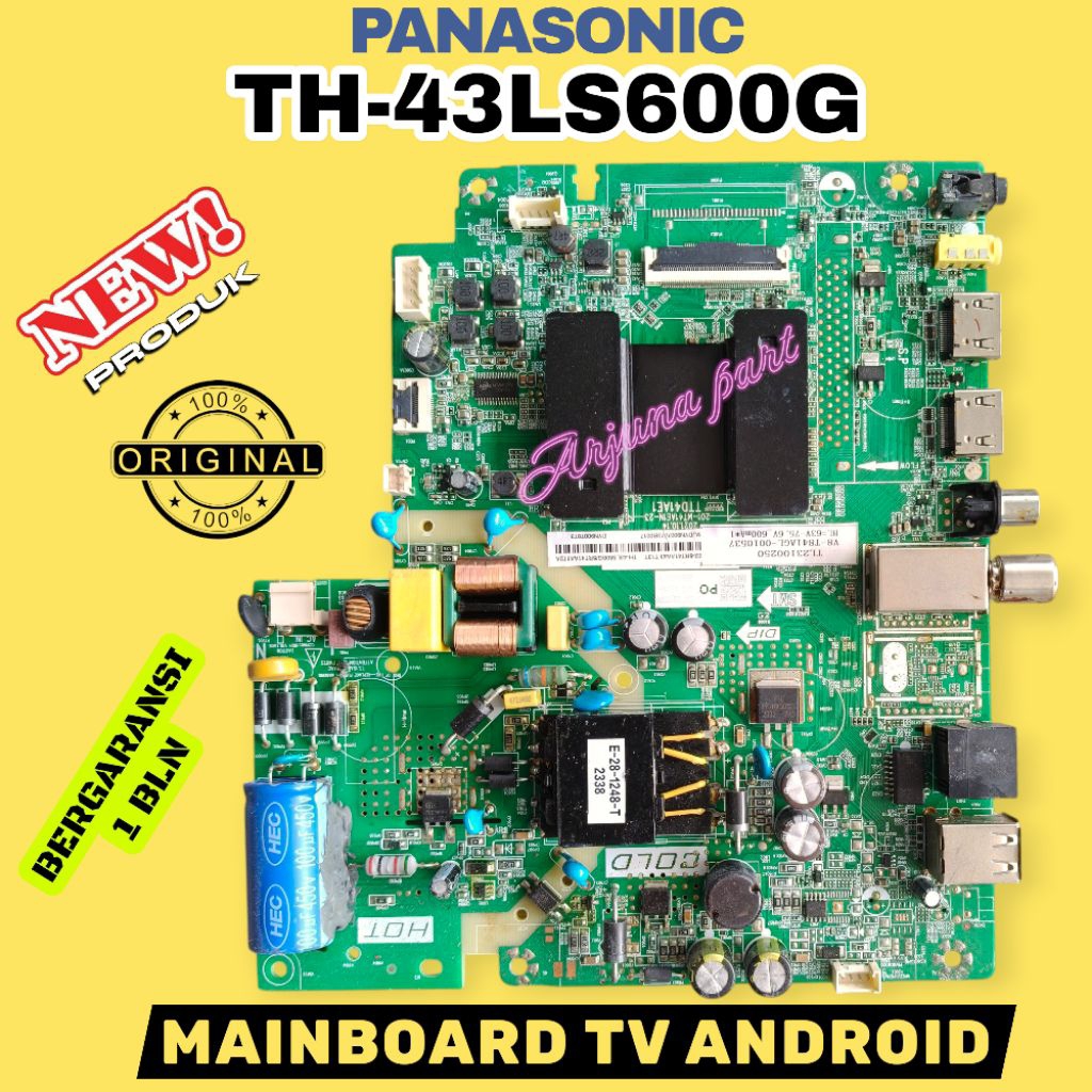 MAINBOARD TV PANASONIC TH-43LS600G / MB TV PANASONIC TH-43LS600G / MESIN TV PANASONIC TH-43LS600G / 