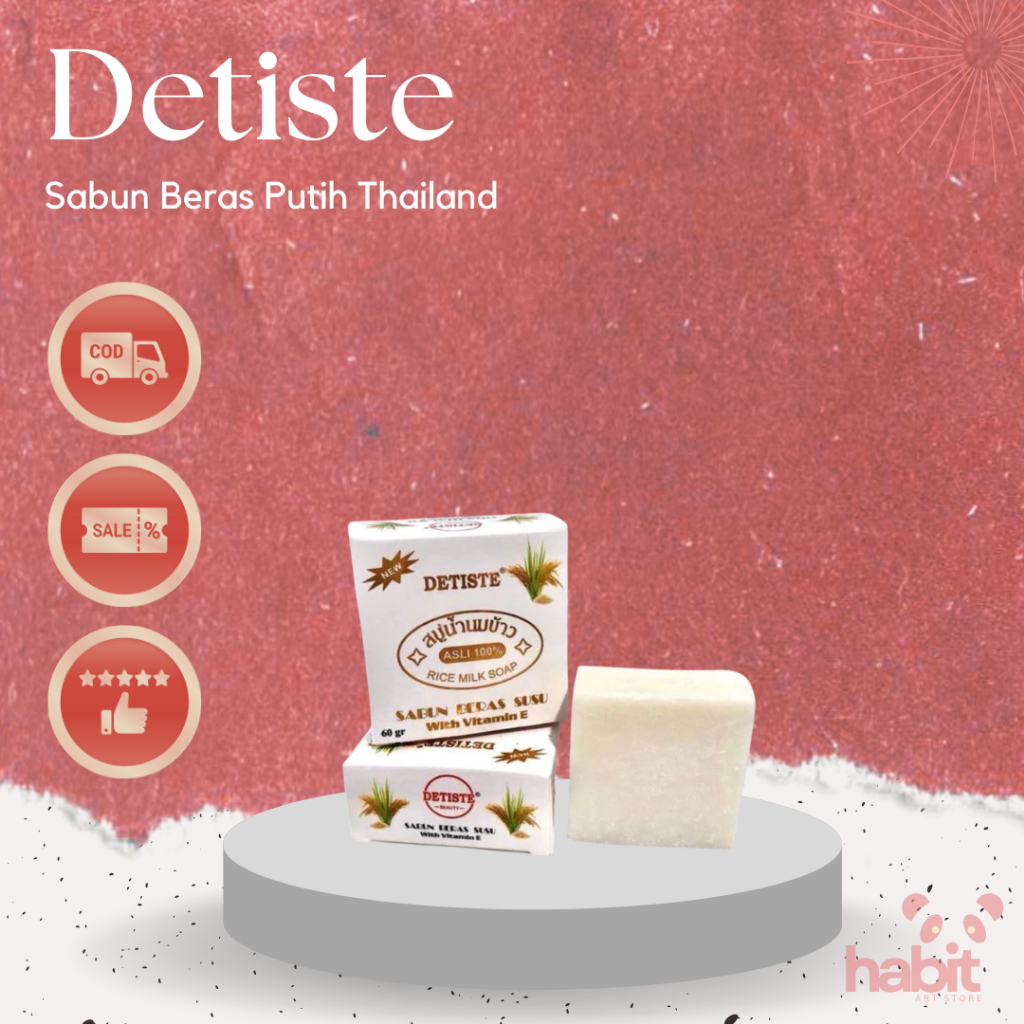 Detiste Sabun Beras Susu Thailand