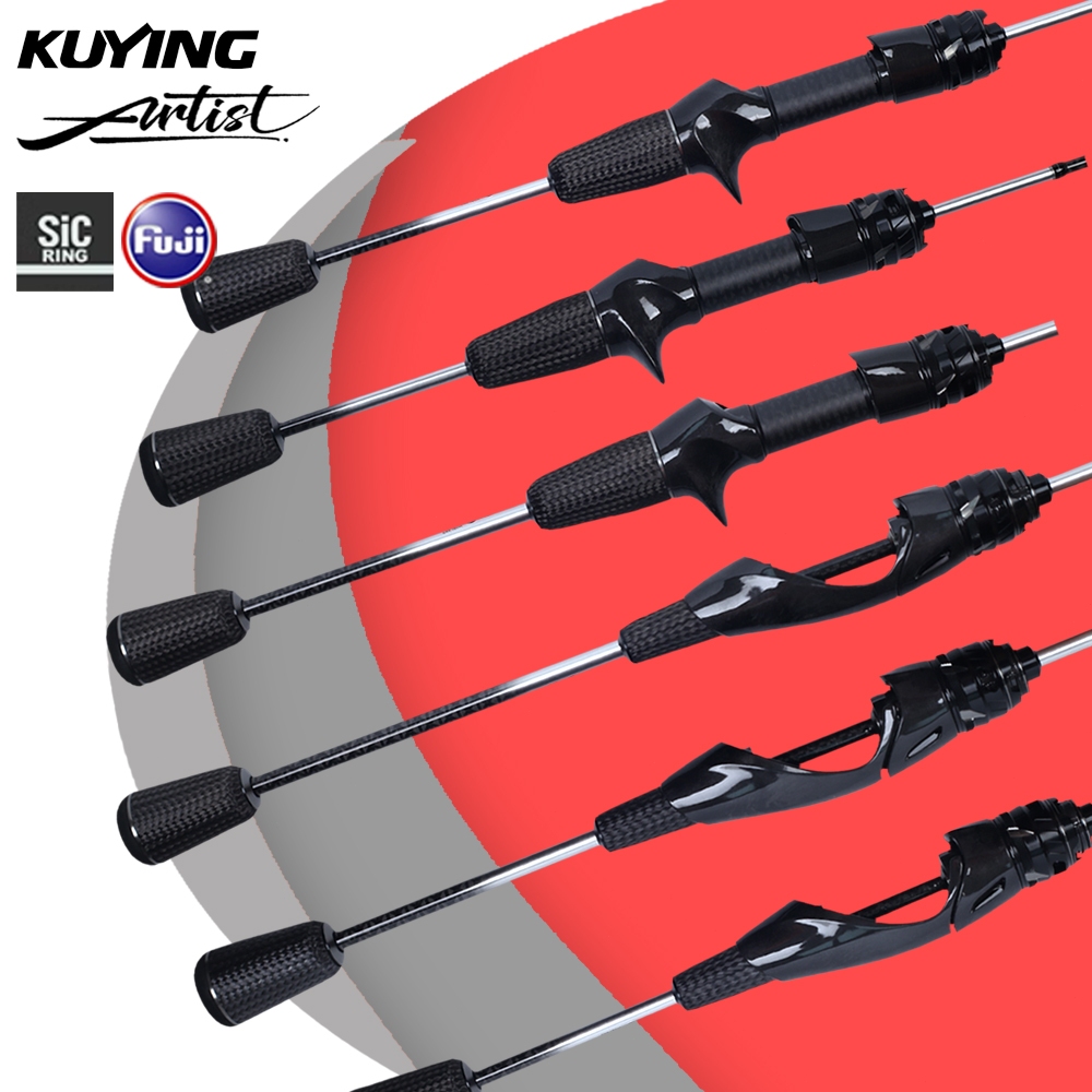 KUYING ARTIST Stream Joran Pancing Fishing Rod 150cm 168cm 180cm UL Spinning Baitcasting 1-7g FUJI