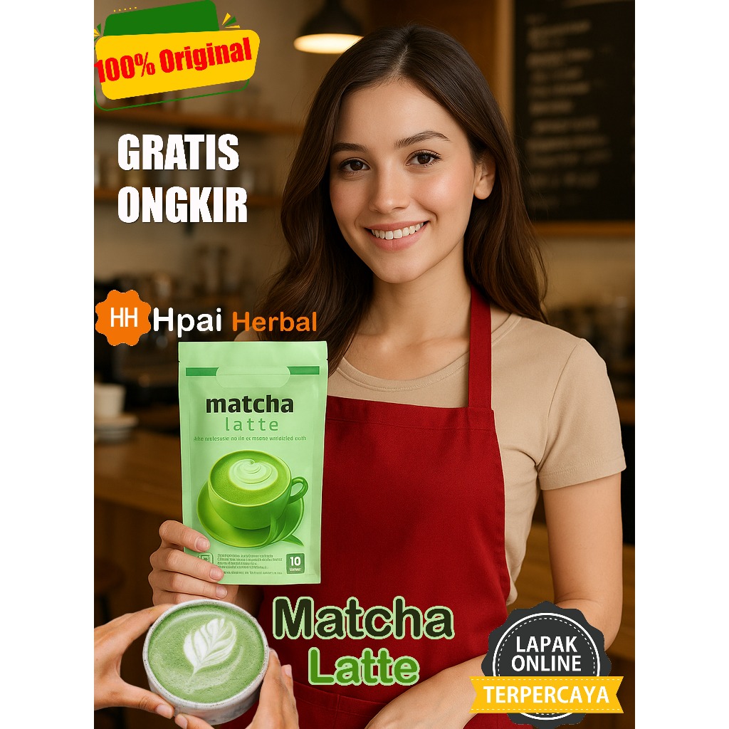 

Matcha Latte Instan – Minuman Serbuk Teh Hijau Creamy & Aromatik