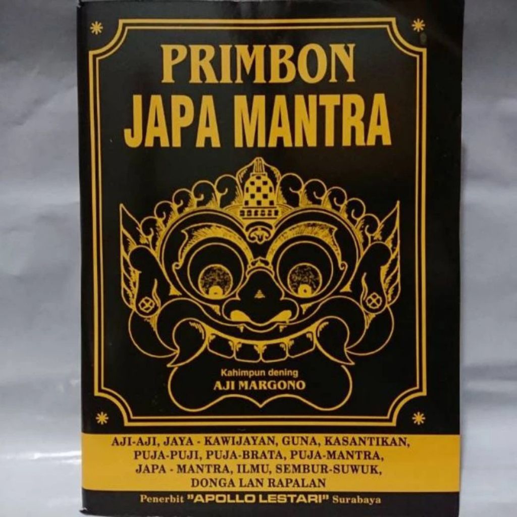 buku primbon jawa japa mantra