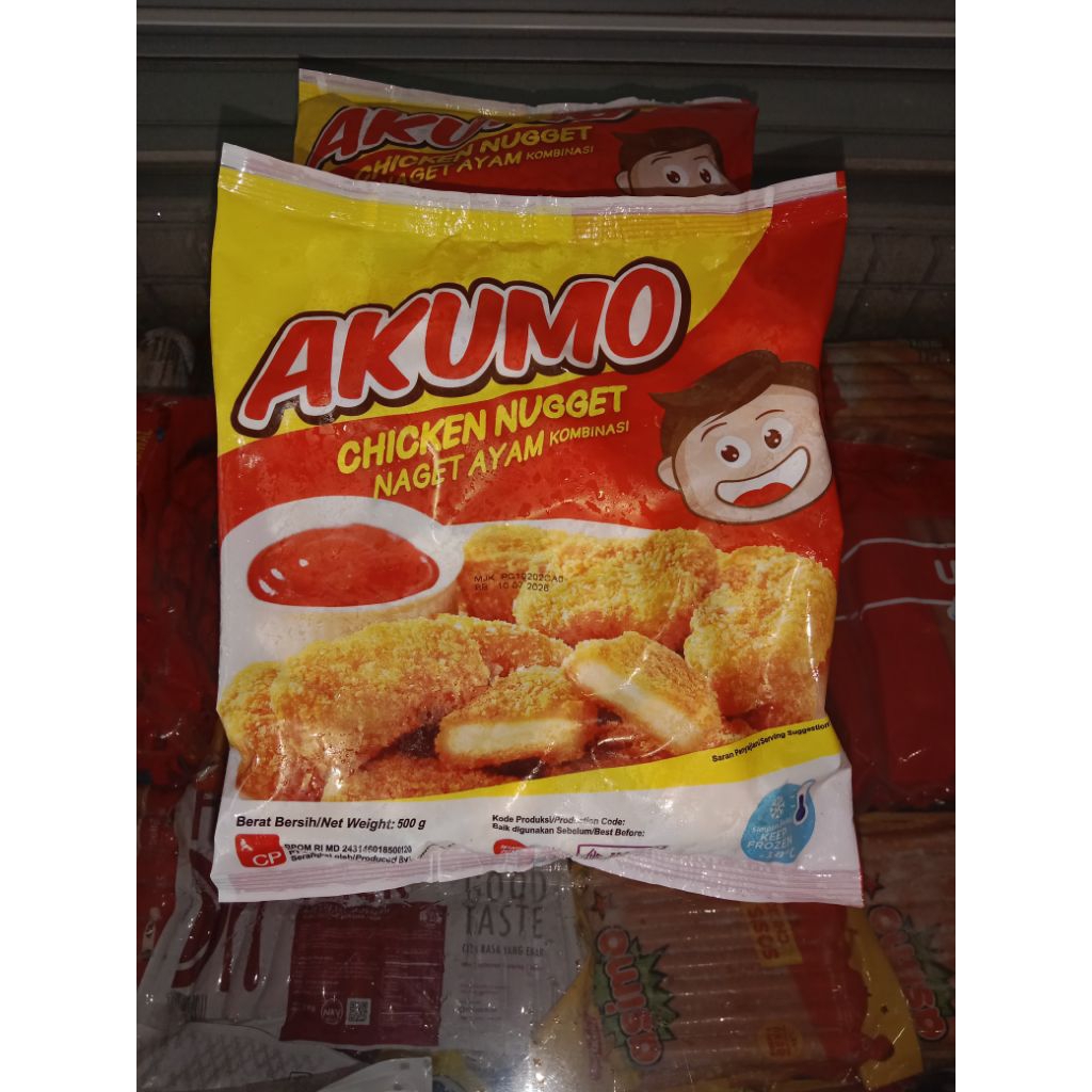 

akumo chicken nugget nugget ayam 500 gr