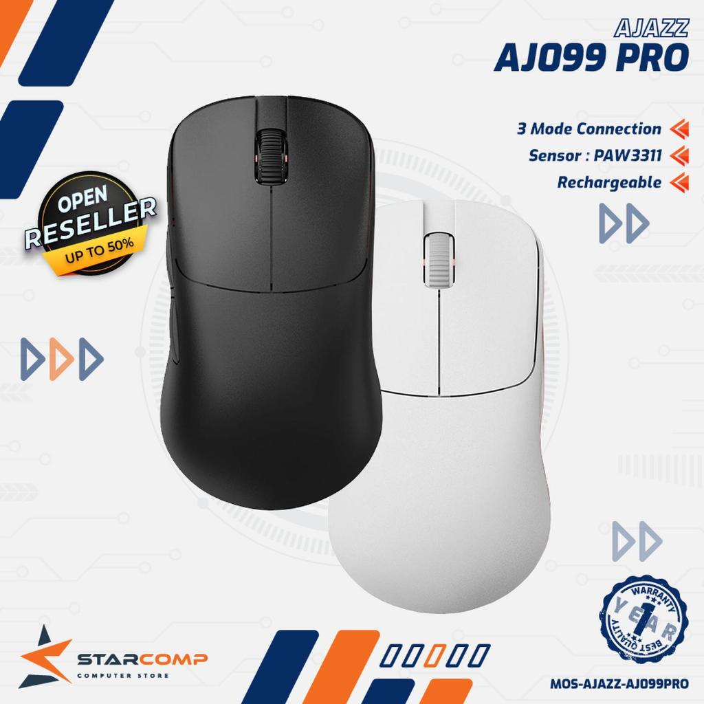 Ajazz AJ099 Pro Wireless Triple Connection Mouse Gaming