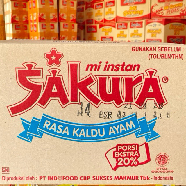 

[1 DUS ISI 40 PCS] MIE SAKURA RASA KALDU AYAM