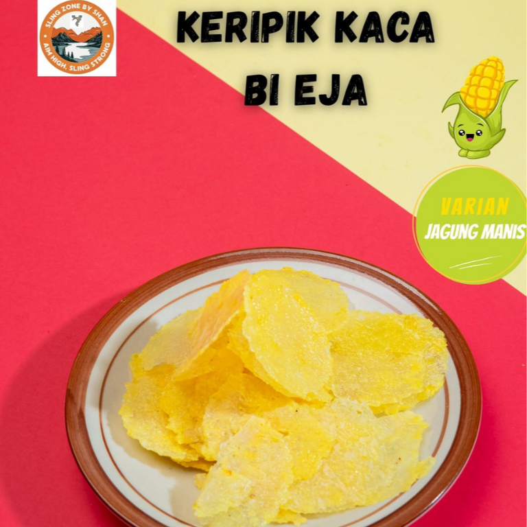 

Camilan Keripik kaca Bieja | Varian Jagung manis 50 & 100 gr | Best seler | By Shan Outdoor