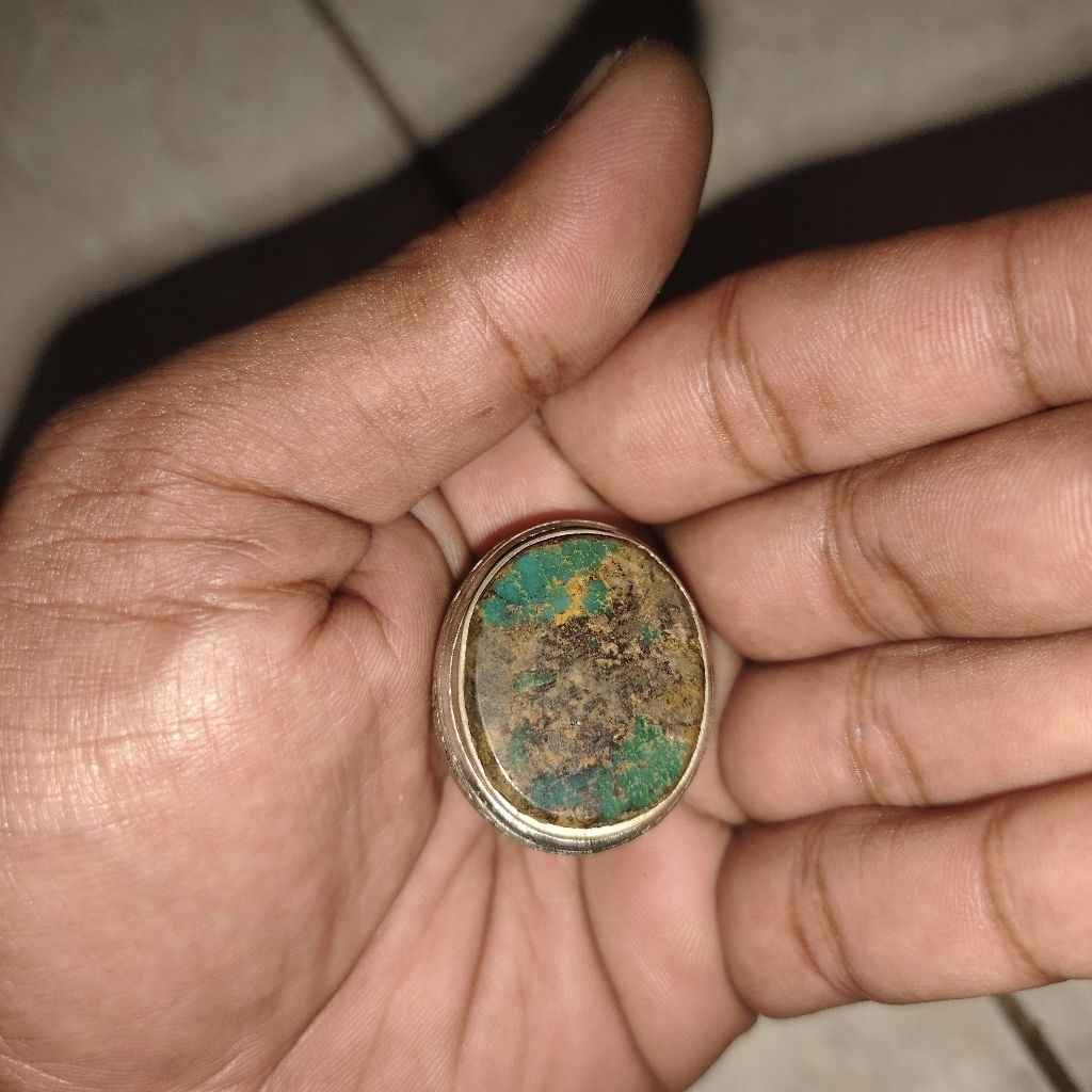 batu cincin pirus unikk jadul langka