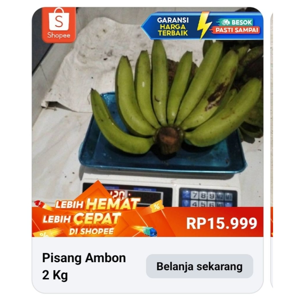 

Pisang Ambon 2 Kg