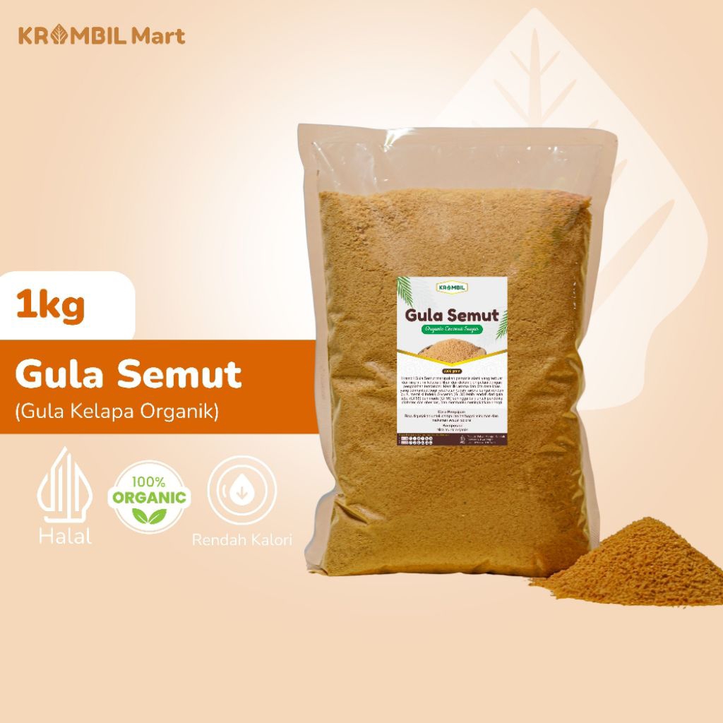 

Gula Semut Bubuk Kelapa Organik Asli 1 kg