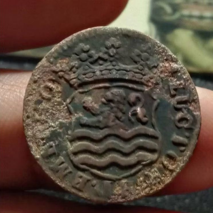 koleksi koin kuno voc luctor eth mergo 1727 zeeland