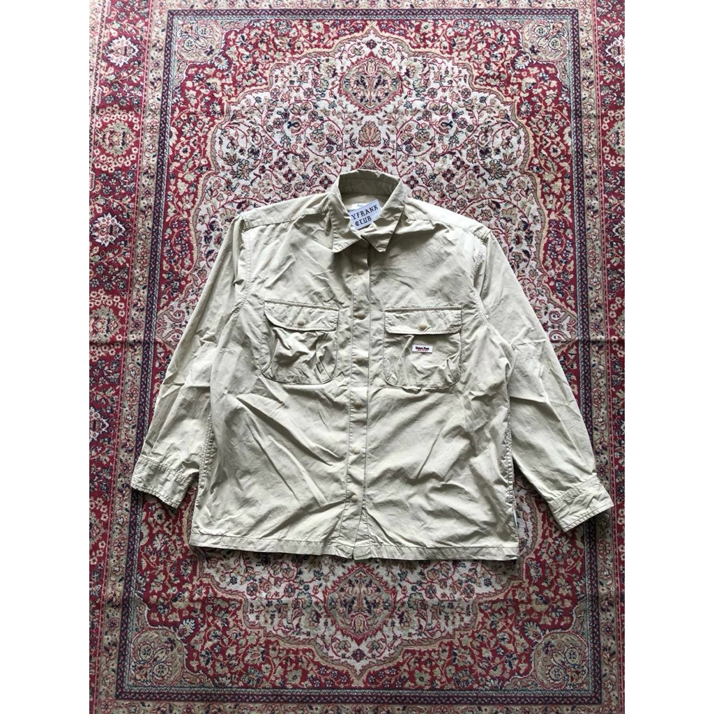 Ebbets field nylon overshirt jacket Vintage Ebbets field HG746