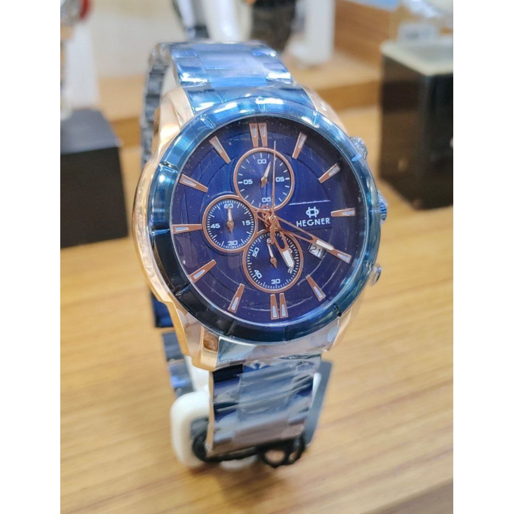 Hegner 5058 bluerg jam tangan pria
