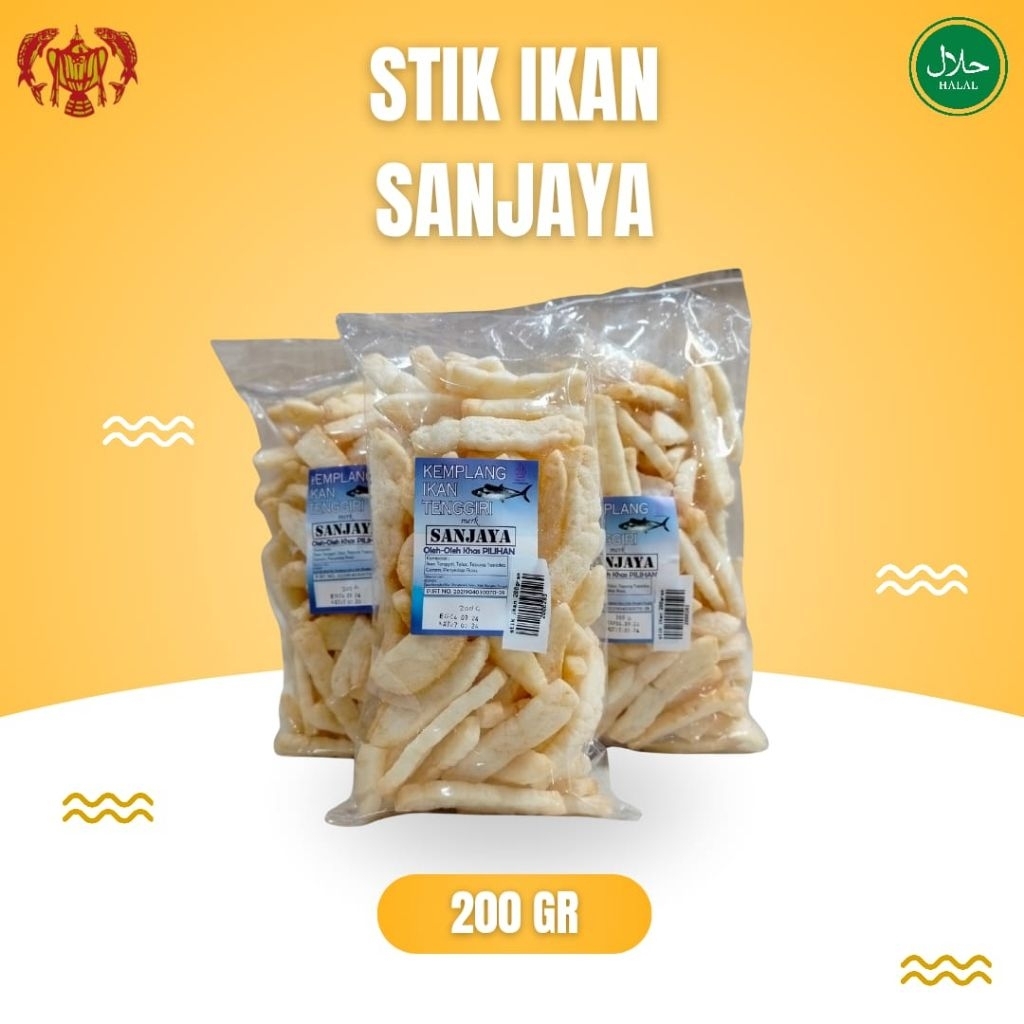 

Stik ikan udang Khas Bangka cap Sanjaya