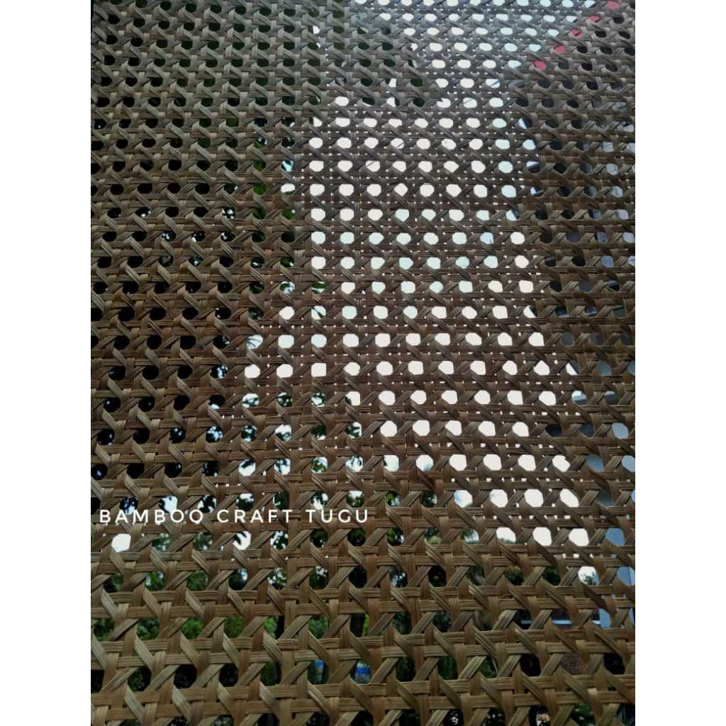 Anyaman Bambu Alami Segi 8 Untuk Plafon Ukuran 60 x 160 ( 44 pcs )