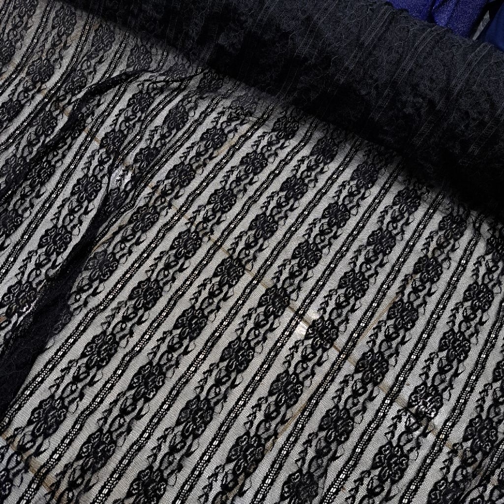 kain brukat tille motif salur import - kain brukat rajut premium - kain brokat meteran bc motif salu