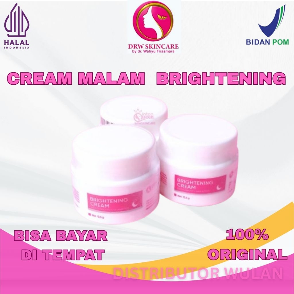 CREAM MALAM DRW SKINCARE BRIGHTENING 123 ORIGINAL OFFICIAL STORE RADIANT GLOW