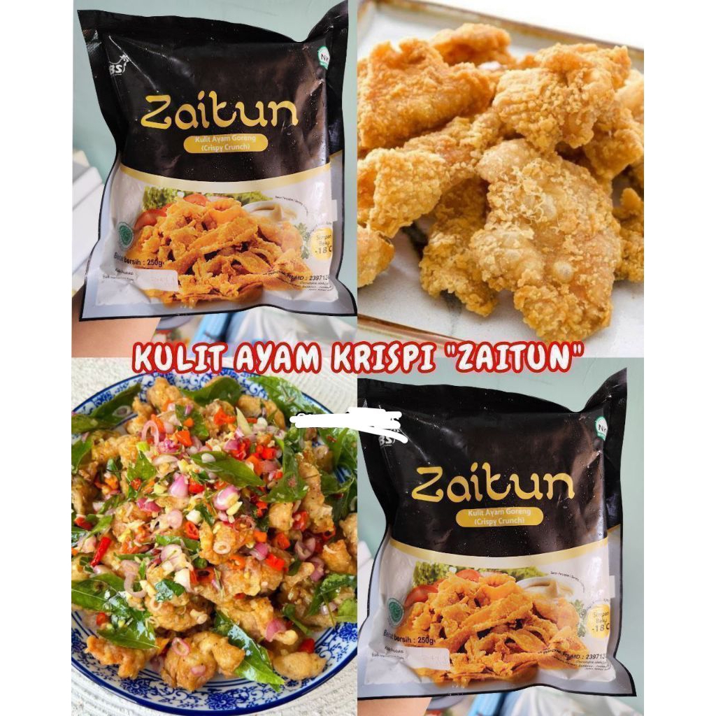 

Kulit Ayam Crispy Zaitun