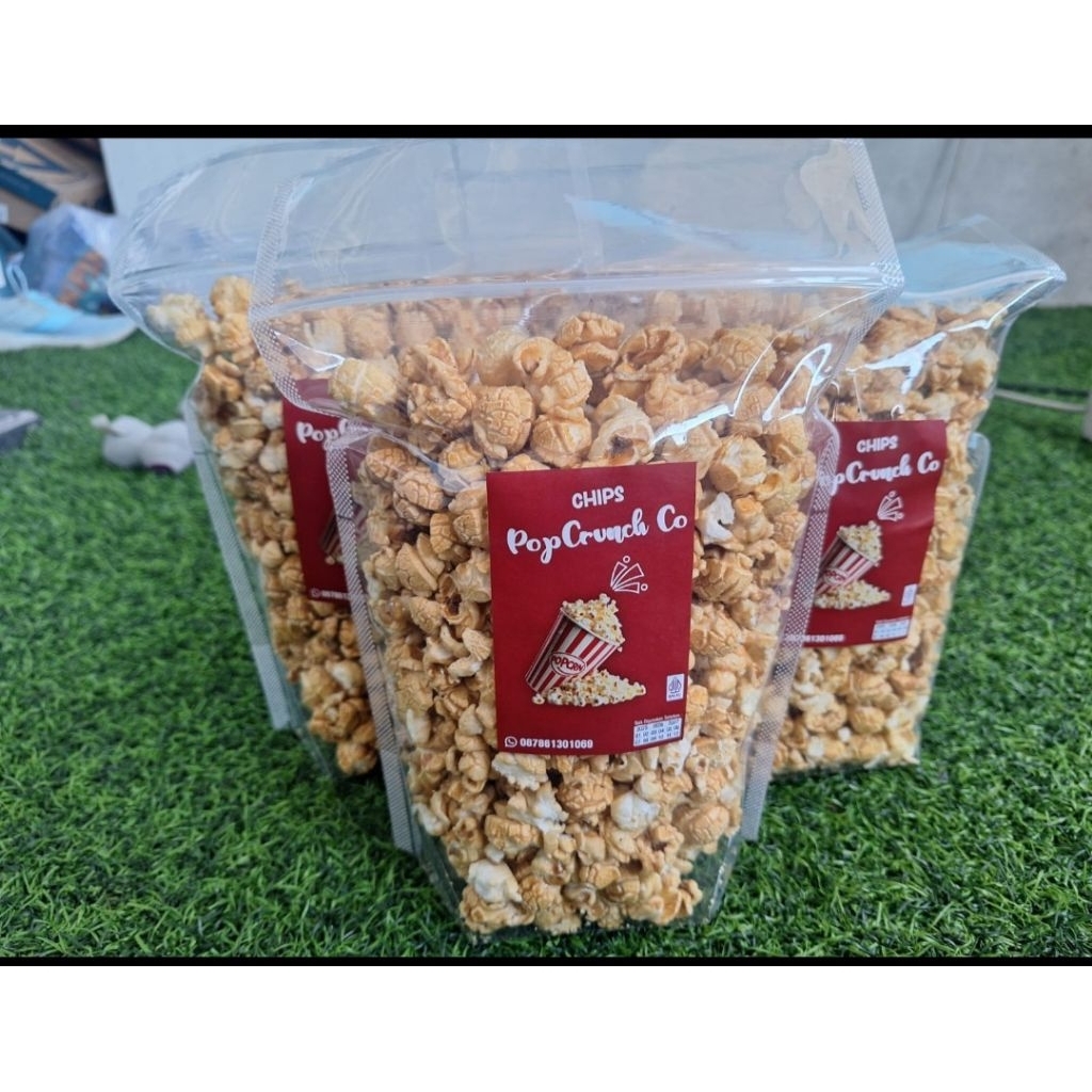 

Popcorn Caramel 200gr kemasan pouch