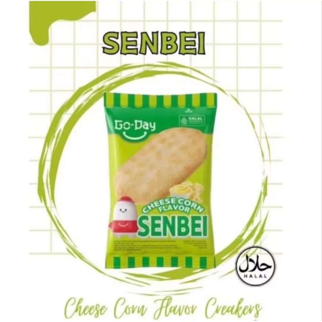 

go day senbei crackers / go day senbei cheese renteng