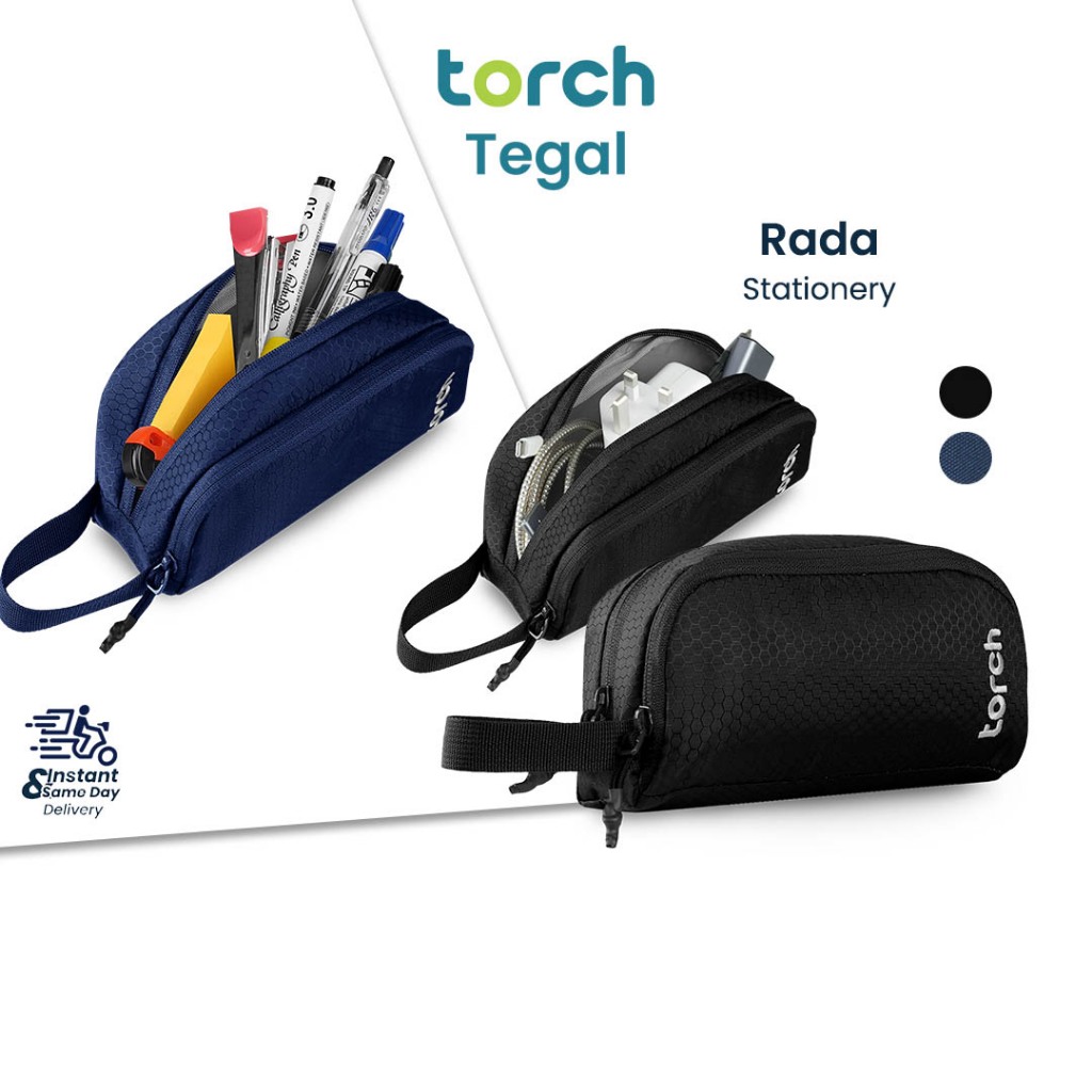 

TORCH Rada Pouch Alat Tulis Perlengkapan Sekolah Kerja Tempat Kosmetik Muat Banyak Anti Noda