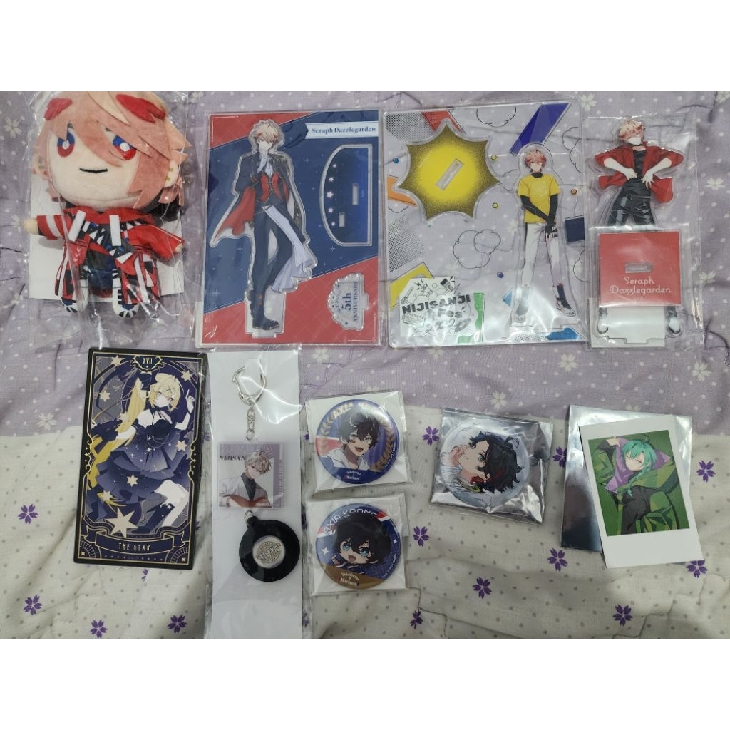 NIJISANJI VOLTACTION Seraph Dazzlegarden Hoshikawa Sara Fura Kanato Ryushen Midori Standee Acrylic S