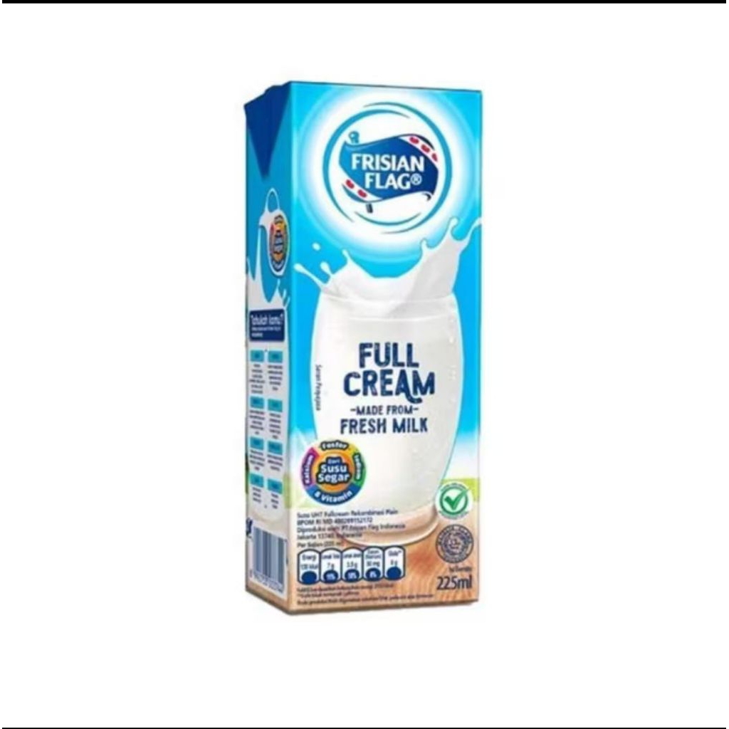 

1 paket isi 3 Frisian Flag UHT Full Cream dan Swiss Chocolate 225ml