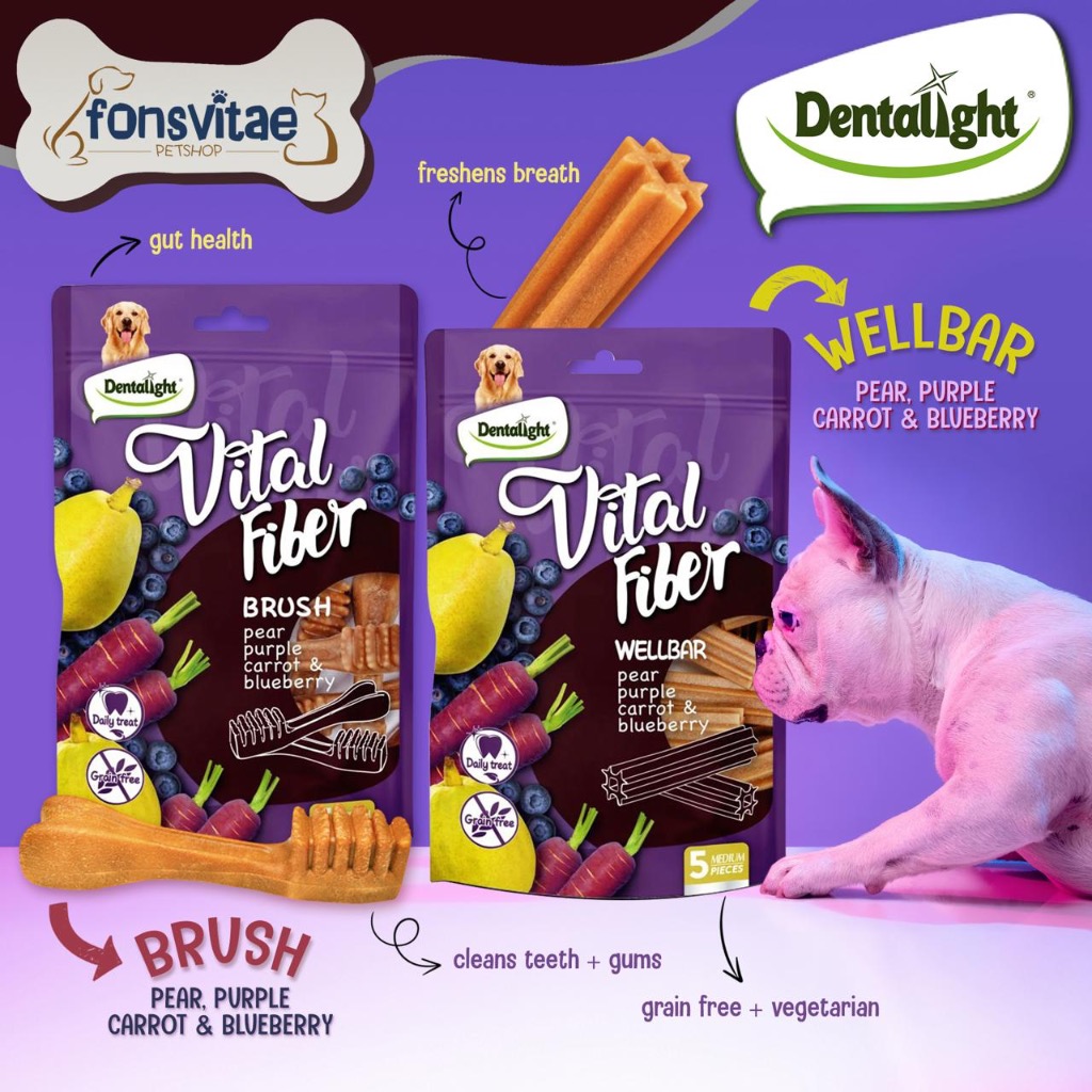 Dentalight VITAL FIBER Pear - Snack Anjing