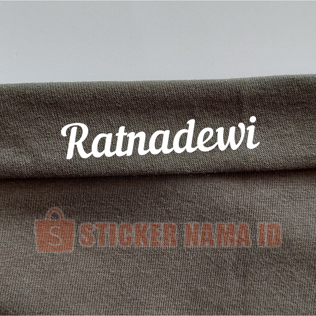 

Stiker Nama Baju Setrika Custom SN01