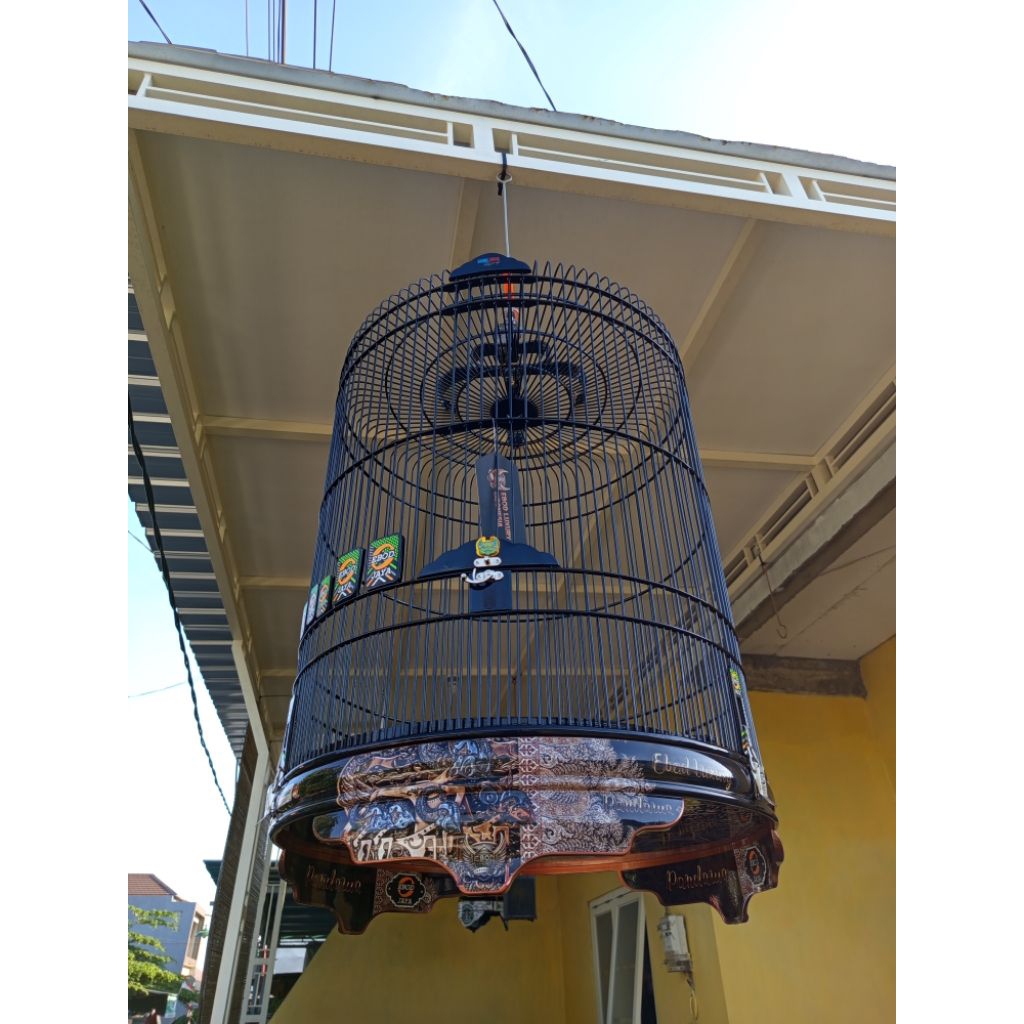 Sangkar Kandang Murai Batu Ebod Jaya Luxury Decal PVC No. 2